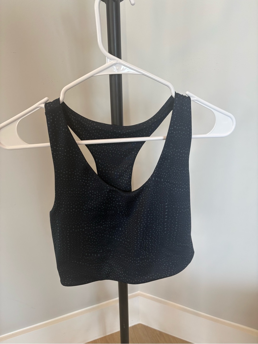 Z by Zella Black Printed Racerback Sports Bra Size M